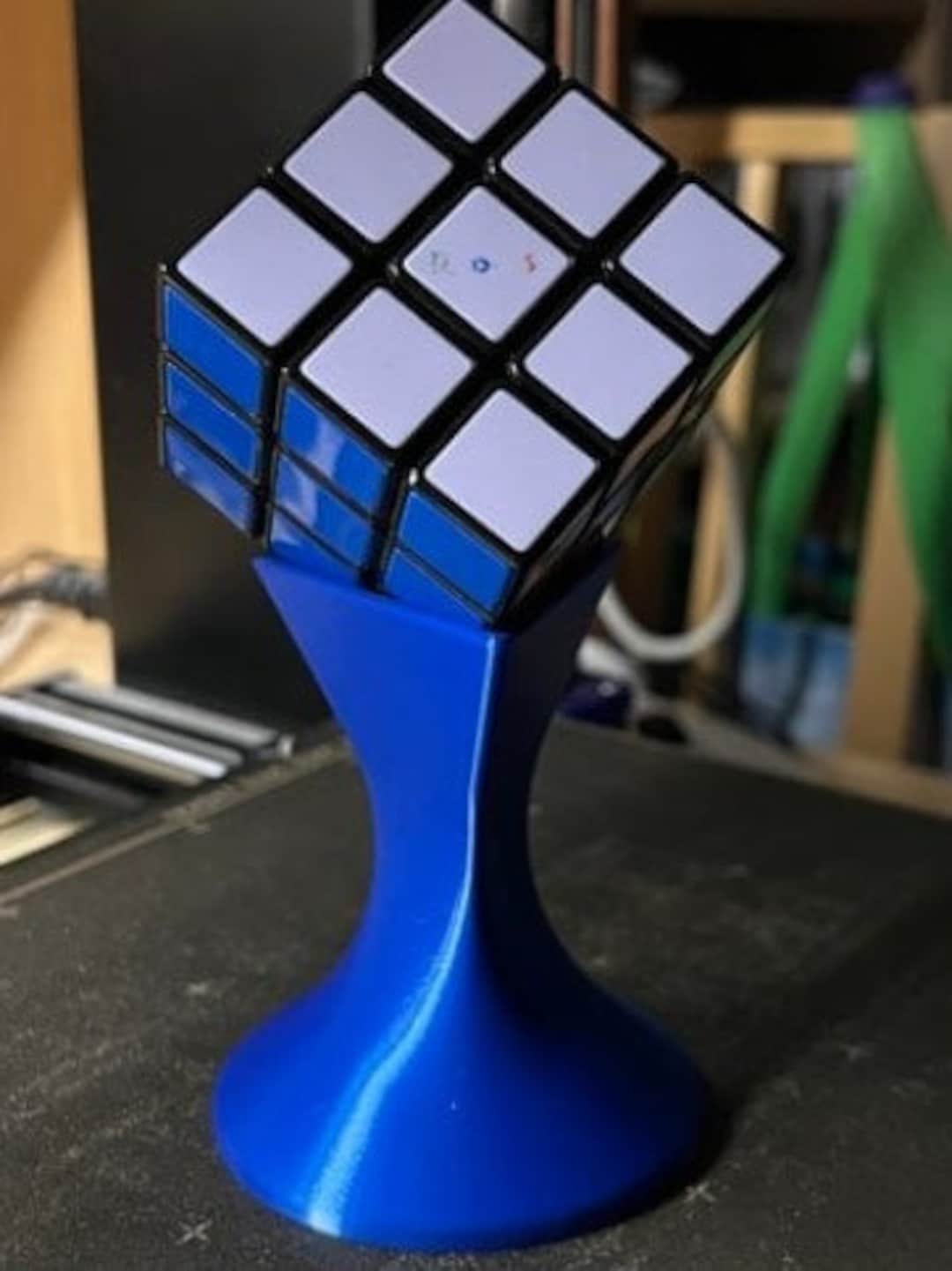 Rubik's Cube Holder Stand 3D Printed STL File Template Etsy