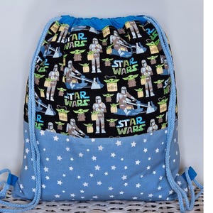 Sac à dos Star Wars The Mandalorian personnalisable, sac à dos pour enfants, cartable, maternelle, sac de sport, sac de gym, pour la salle de sport