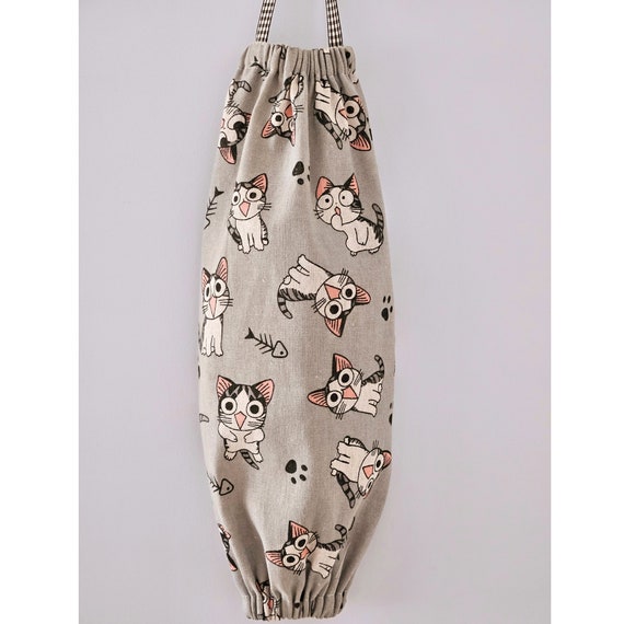 Portasacchetti di plastica per la cucina, borsa per sacchi della