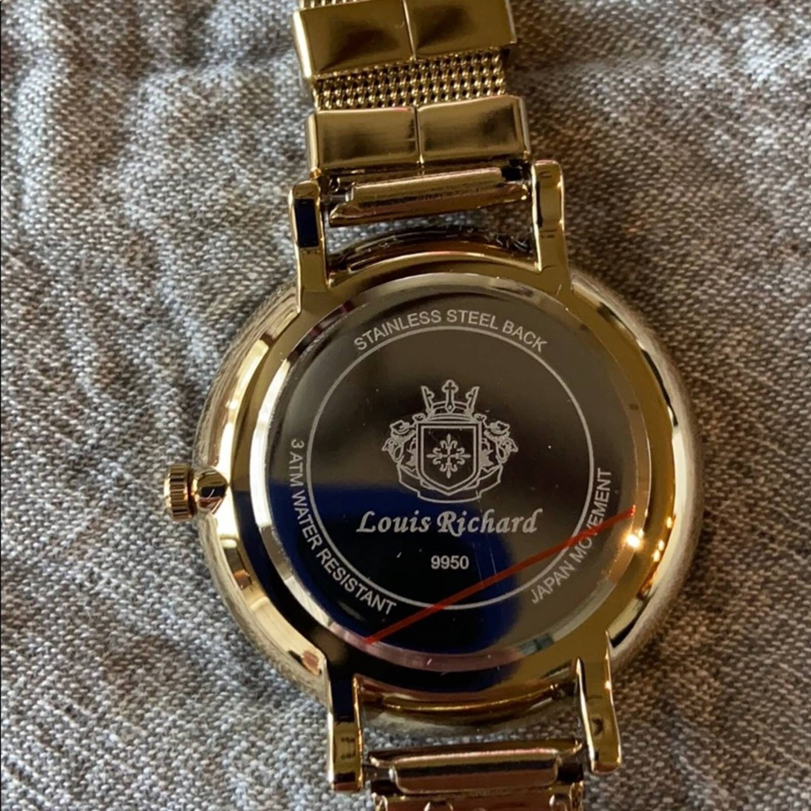 Louis richard watch stainless steel hotsell