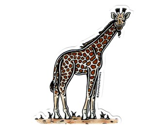 African Giraffe Sticker