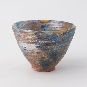 Kintsugi Ceramic Cup / Handmade Artistic Pottery Tea Cup / Unique Stoneware Drinkware