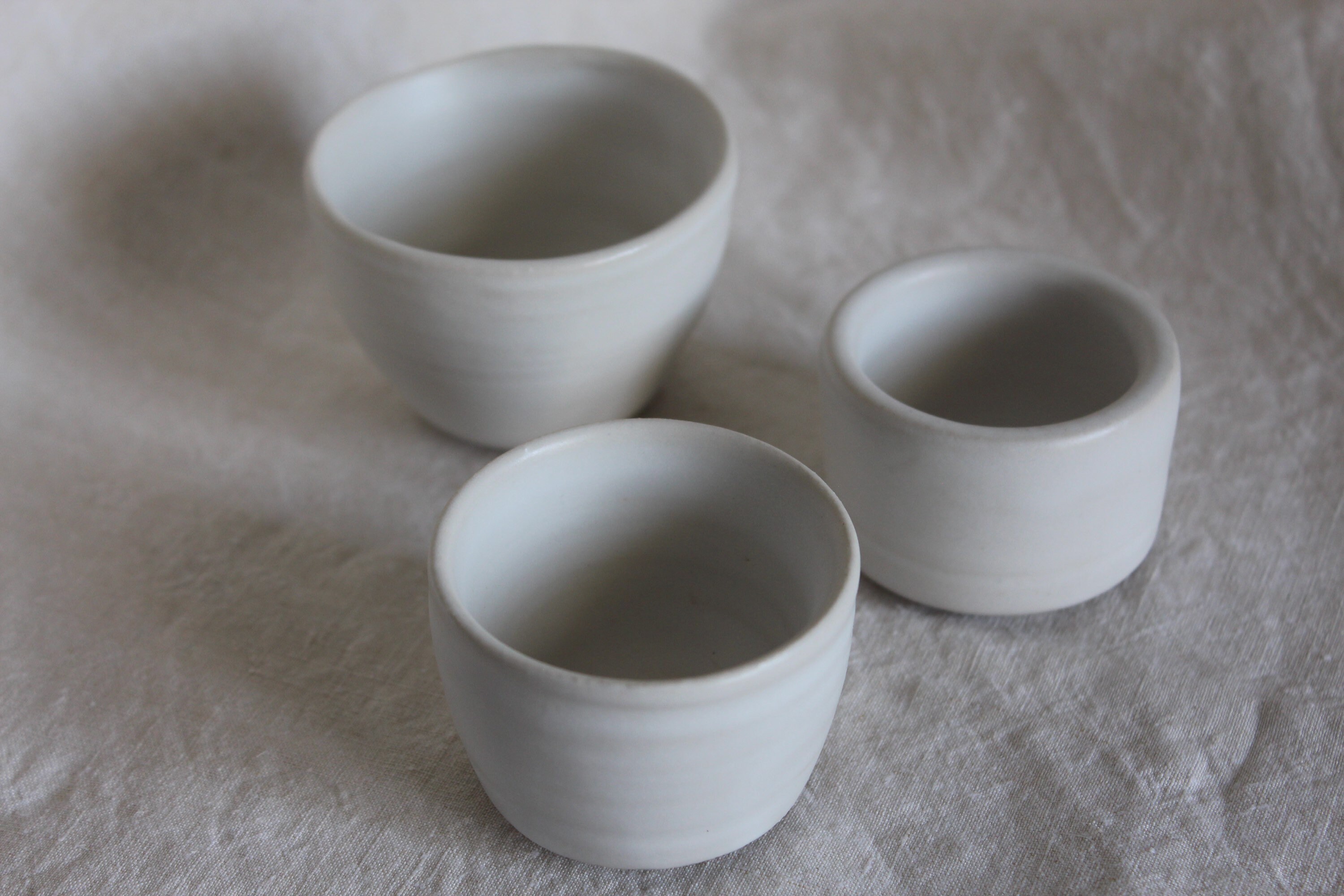 White Cup Stoneware, Tasse à Thé, Café, Minimalist Design, Simple Cup, Muji, Blanc, White For Winter