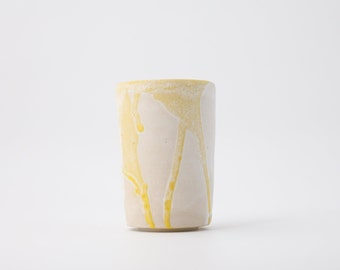 Yunomi modern style mug in nuanced yellow color