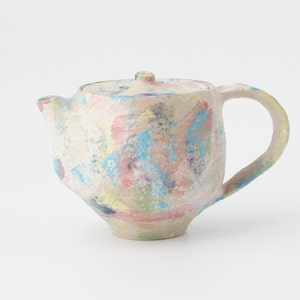 Stoneware teapot