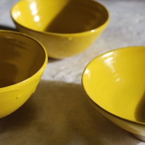 Yellow dishes