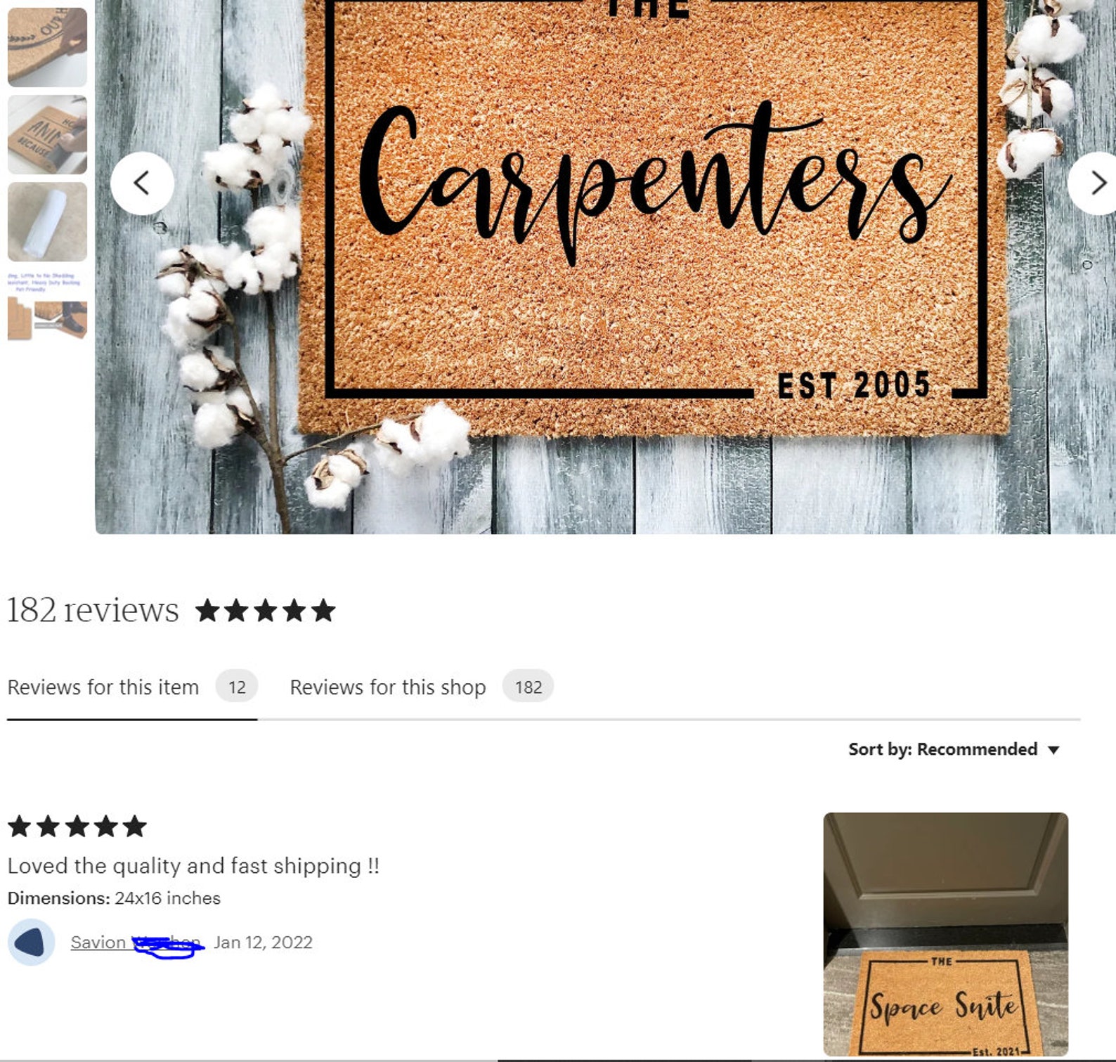Personalized Welcome Doormat / Custom Doormat / Housewarming - Etsy