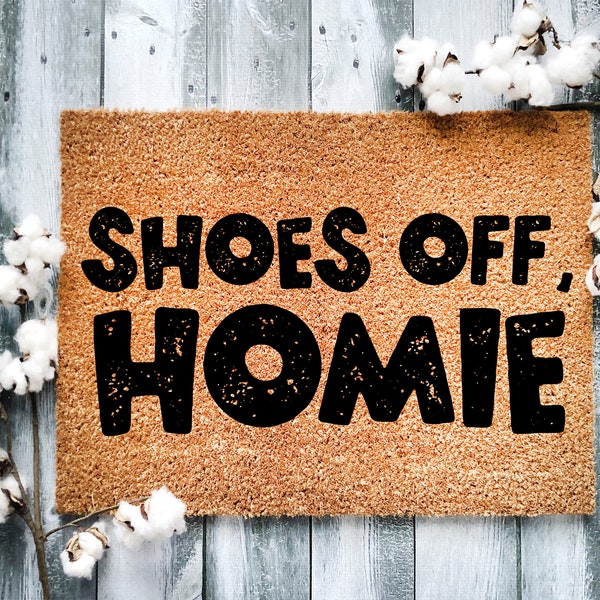 Door Mat No Shoes Etsy