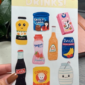 Drinkies Sticker Sheet