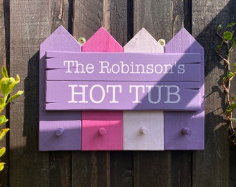 hot tub dressing gown personalised