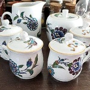 Vintage Apothecary / Tea Set  Porcelain made in England