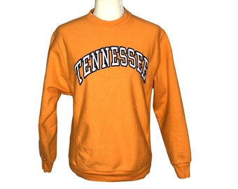 Vintage University of Tennessee Steve & Barry's Sweatshirt | Orange Fleece Pullover | Unisex Size XS | Collegiate | Gender Neutral