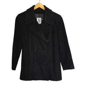 ジャケット・アウター 80's Vintage 6B Double Breasted Coat Vtg 80s Principe By Marzotto Green Wool Double Breast Jacket