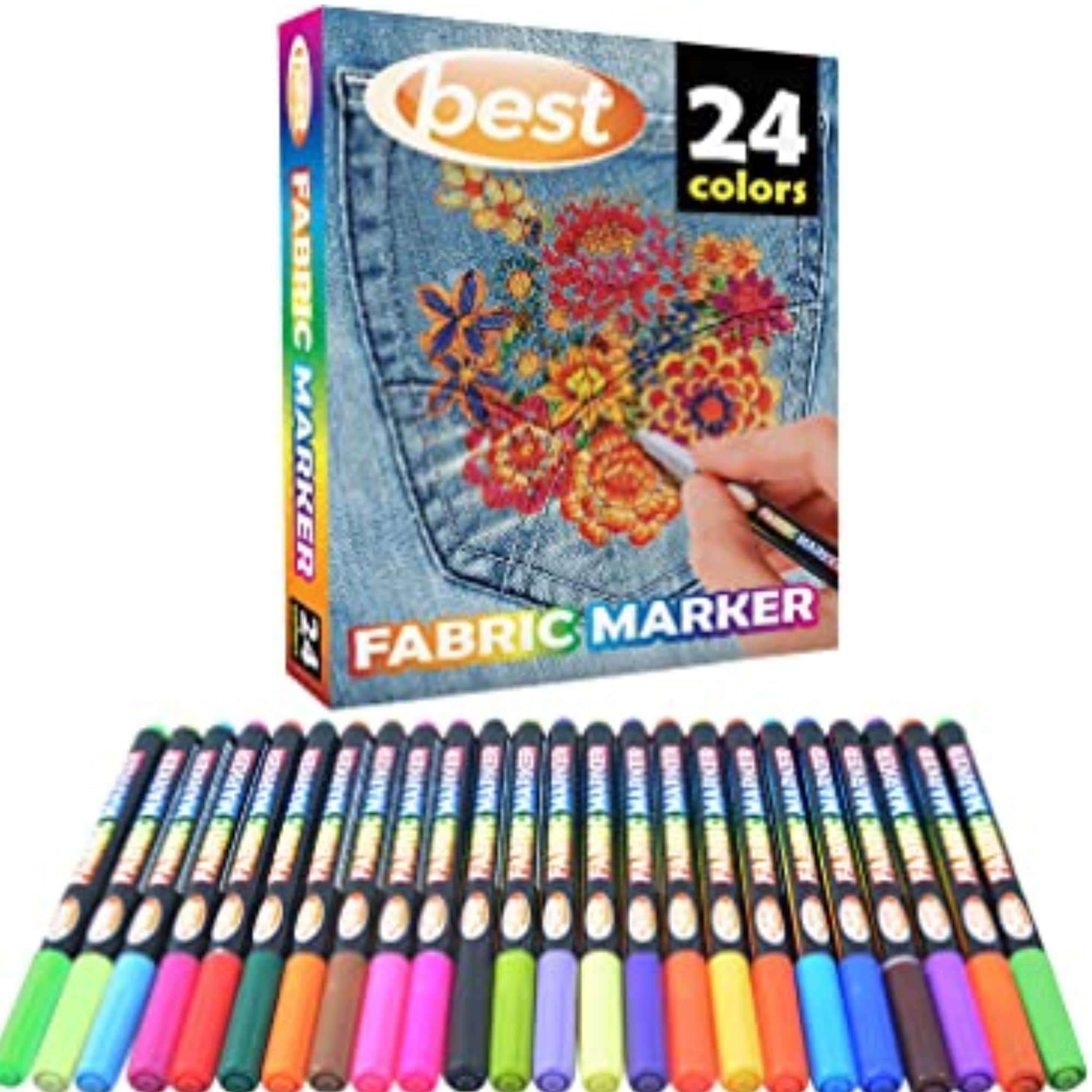 Studio 71 Bold Primary Color Alcohol Markers, Set of 6, With