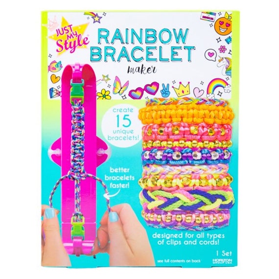 Just My Style D.I.Y. Rainbow Bracelet Maker, Arts & Crafts, 6 