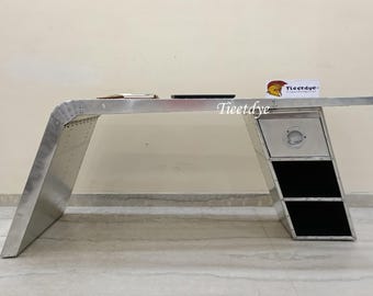アビエーターウィングデスクホームオフィス装飾アルミ家具