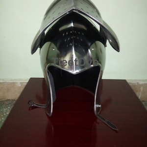 Medieval Knight Armor Crusader New Templar Helmet with liner