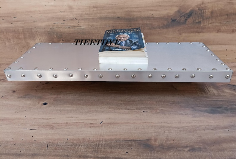 Tieetdye Aviator Floating Shelf Aluminum Industrial Design Home Deco