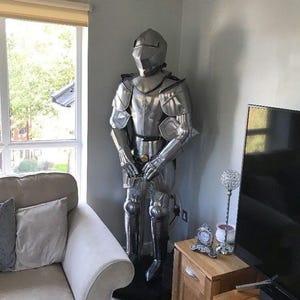 Medieval Knight Wearable Suit Of Armor Crusader Combat Full Body Armour AC03