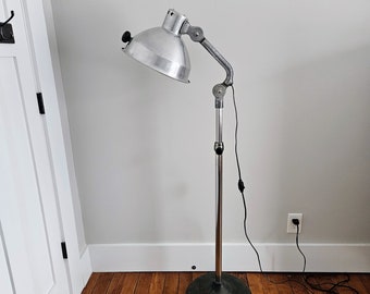 Vintage Industrial Floor Lamp.  Steampunk Floor Lamp. Industrial Lighting.  Retro Floor Lamp. Antique Industrial Floor Lamp.