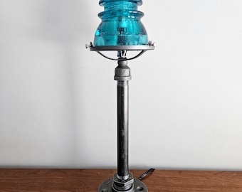Industrial Glass Insulator Display Lamp WITHOUT INSULATOR