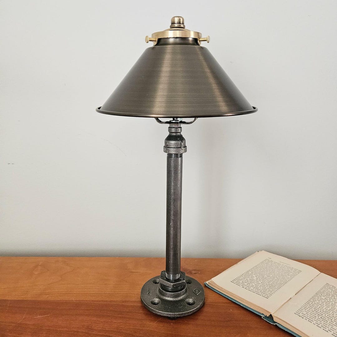 industrial-metal-table-lamp-with-aged-brass-shade-etsy