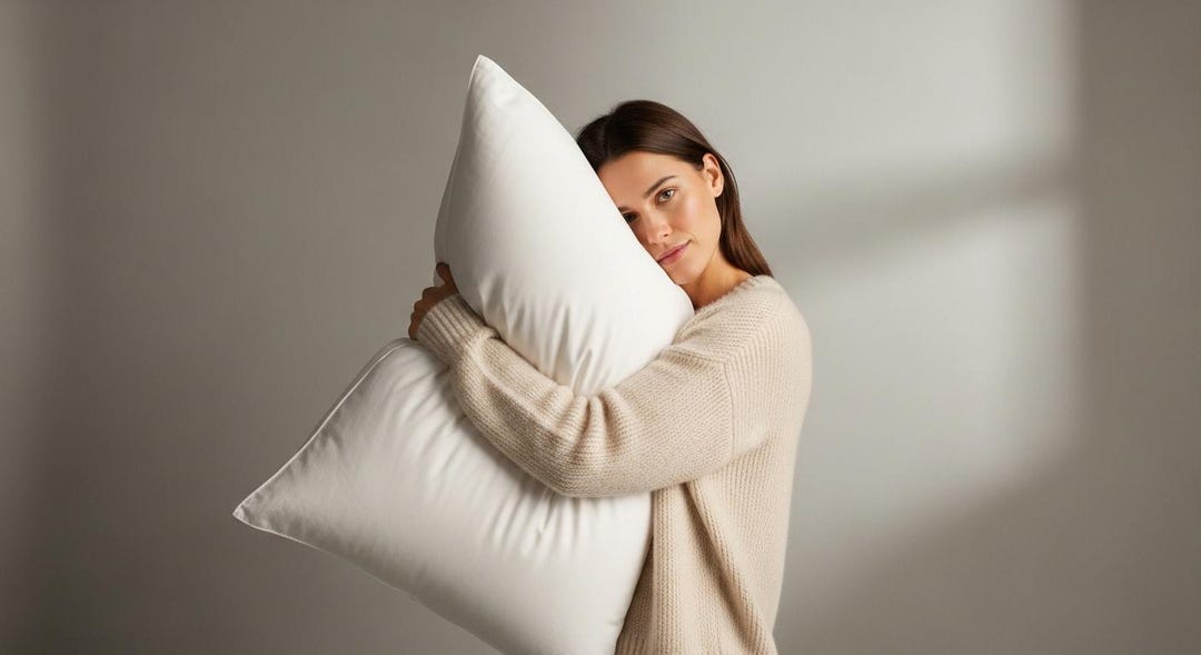 16x42 Down-alternative Pillow Insert, 100% Cotton Cover, Hypoallergenic ...