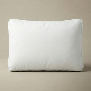 Cotton Pillow Insert Cover with Zipper, Cushion Inner Case Without Filling, Pillow Liner Cover, Custom Size Throw Pillow Cover image 8