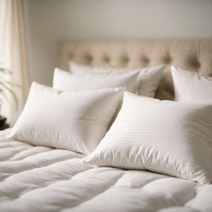 11x15 100% Cotton Pillows I 11x15 Synthetic Down Pillow Form Insert for Ultimate Comfort I  Alternative Down Pillow I Luxury Bedding