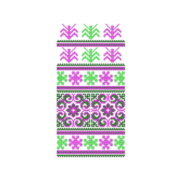 Hmong Embroidery Textile 11 Pes, Jef, vp3, dst