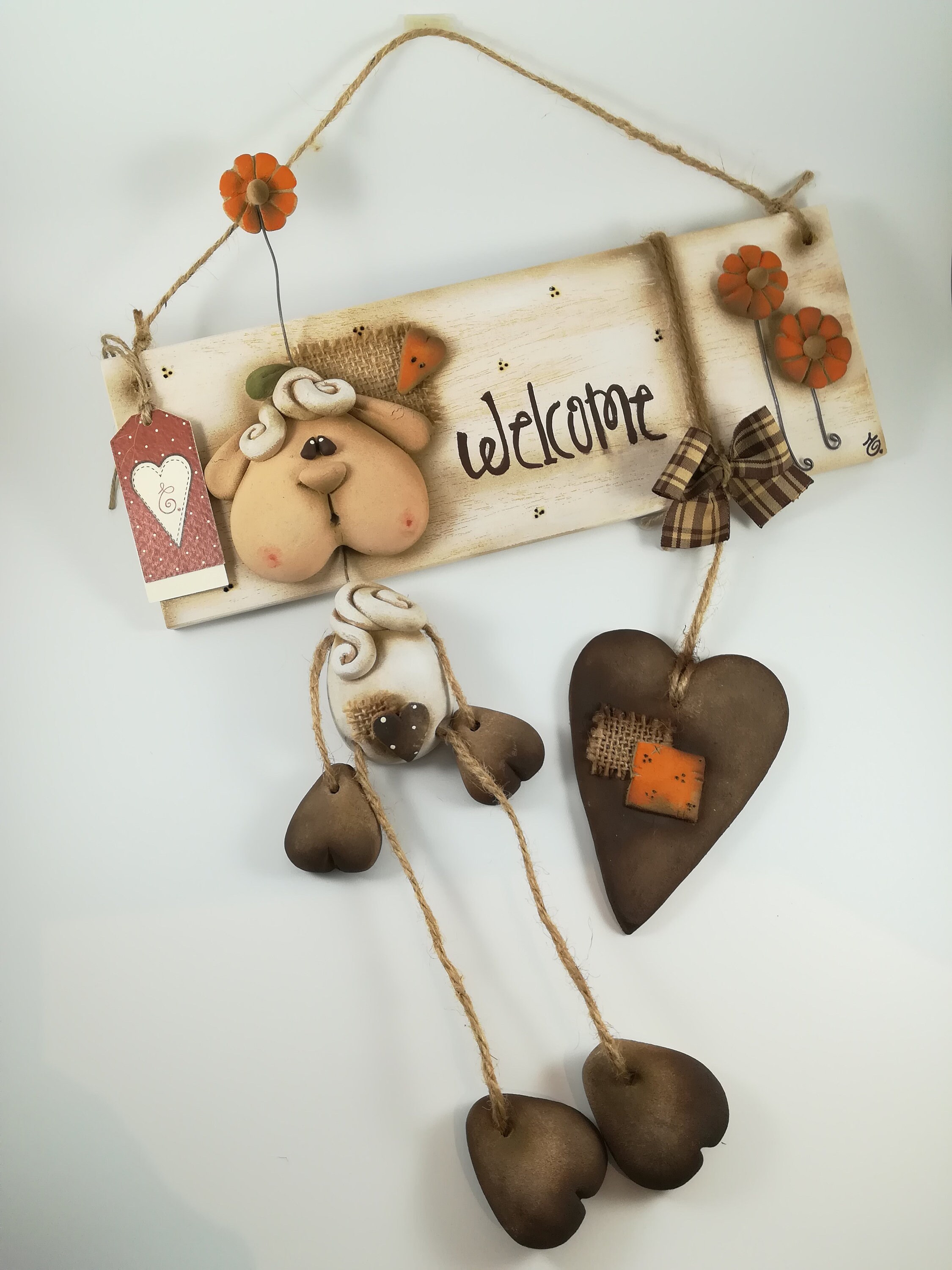 Fuoriporta welcome to Hang at the Entrance With - Etsy Finland