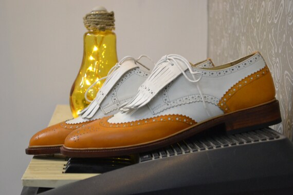 white and gold dress shoes mens