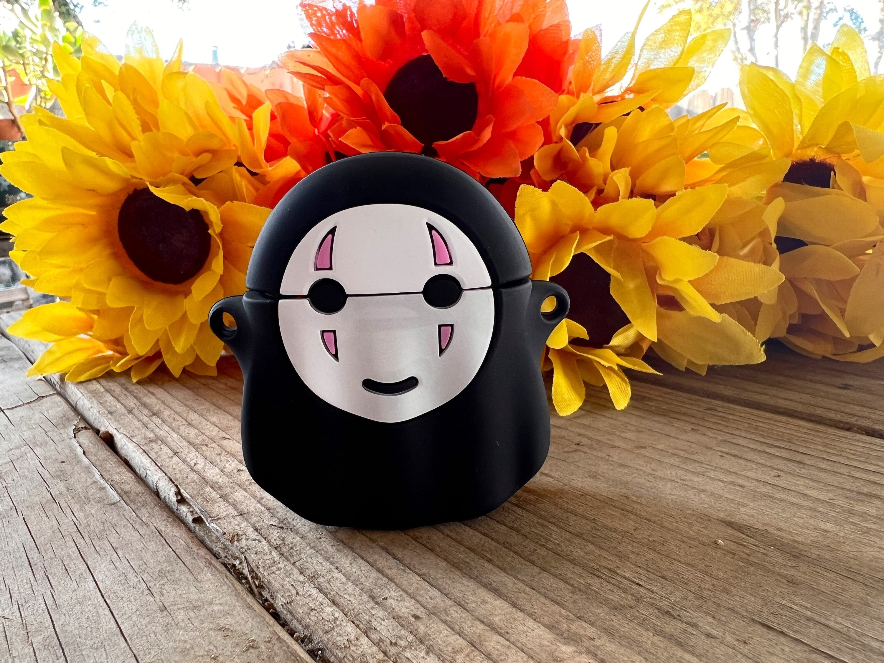 Silicone No Face Spirited Away Airpod Case For Airpod 2/1 Case