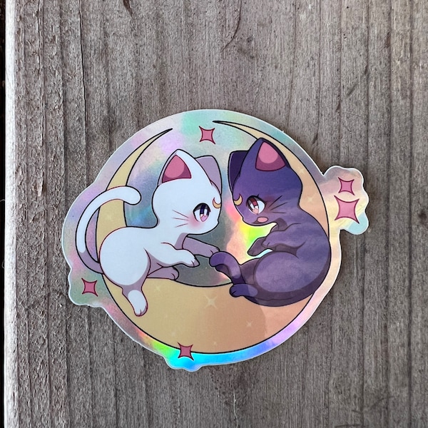 Artemis and Luna Sailormoon sticker