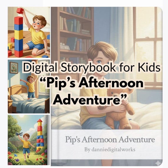 Printable Kids Storybook: Fun Illustrated PDF (Digital Download)