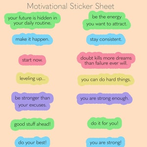 goodnotes pegatinas, pegatinas de motivación, pegatinas digitales, pegatinas png
