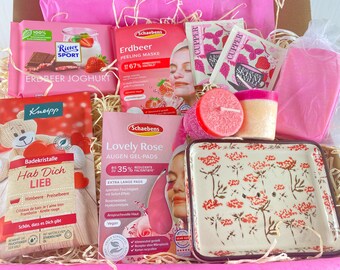 Frauen Personalisierte Geschenkbox, Beauty , Freundin, Wellness, Weihnachten,Valentinstag, Muttertag, Herz,