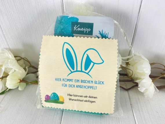 Easter guest gift in organza, a small time-out, feel-good gift, relaxation