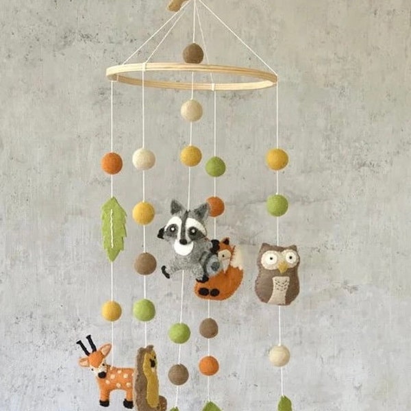 Mobile waldtiere Etsy.de