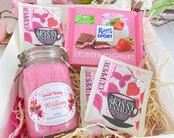 Scented candle Strawberry Dream gift box Mother's Day Birthday Valentine's Day Christmas Girlfriend Mom