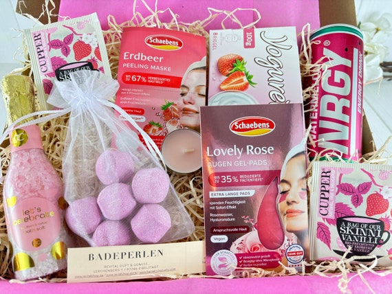 Personalized gift box women, girlfriend, wellness, Valentine's Day, Mother's Day, heart