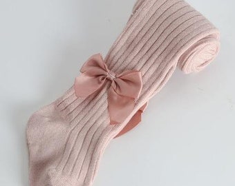 baby tights with bows
