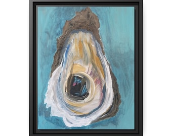 Oyster Shell Painting, Oyster Art, Oyster Shell Print, Coastal Art, Oyster Pictures, Sea Life Art, Beach House Decor, Oyster Prints
