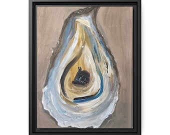 Oyster Shell Painting, Oyster Art, Oyster Shell Print, Coastal Art, Oyster Pictures, Sea Life Art, Beach House Decor, Oyster Prints