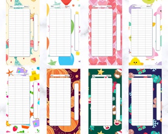 Holiday Sinking Fund Envelope Printables 2021 | Budgeting Envelope System with Expenses Tracker | Set of 8 | PDF | Seasonal Patterns