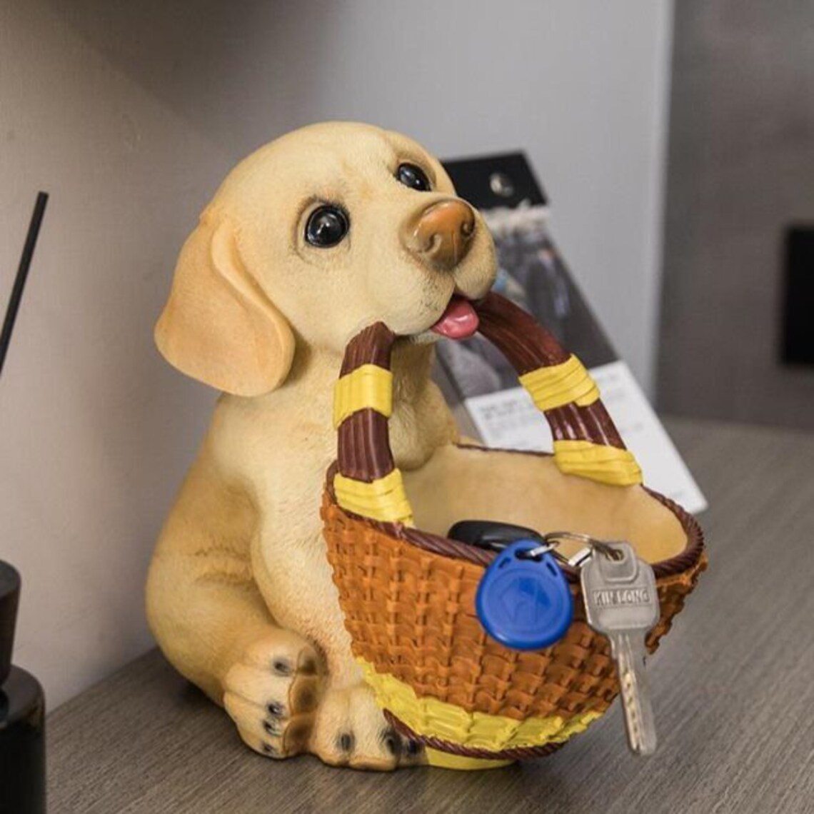 Dog statue storage decoration resin sculpture resin art Etsy