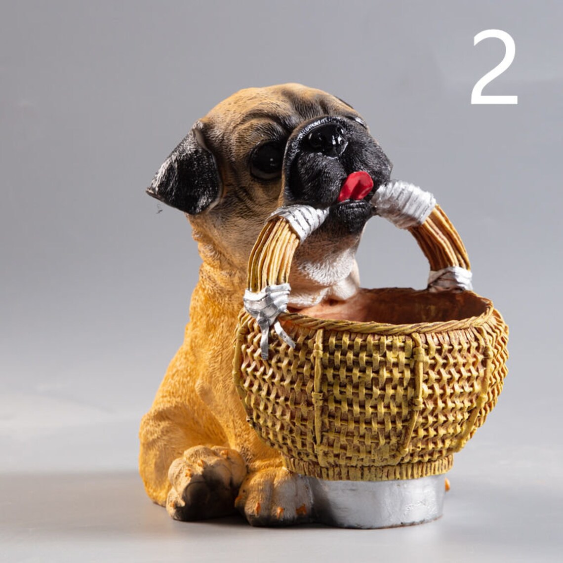 Dog statue storage decoration resin sculpture resin art Etsy