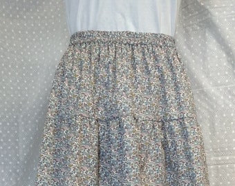 Wide boho Liberty Betsy Ann fig skirt