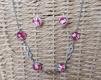 Liberty Mitsi Valéria necklace and earrings set, unique model