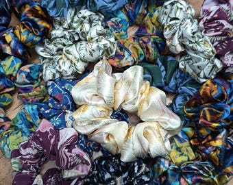 Mini Liberty silk scrunchie